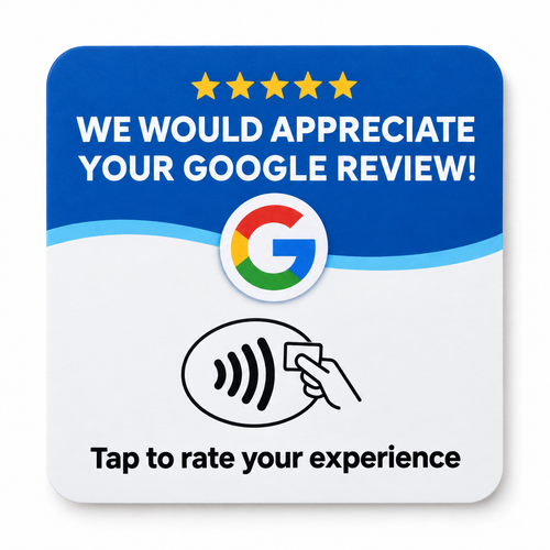 NFC review card front