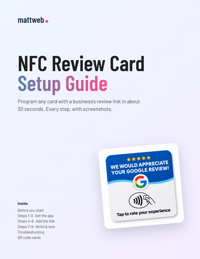 Setup Guide cover